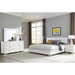 Coaster Felicity 4-piece Bedroom Set White High Gloss - Bed & Sofa Hub
