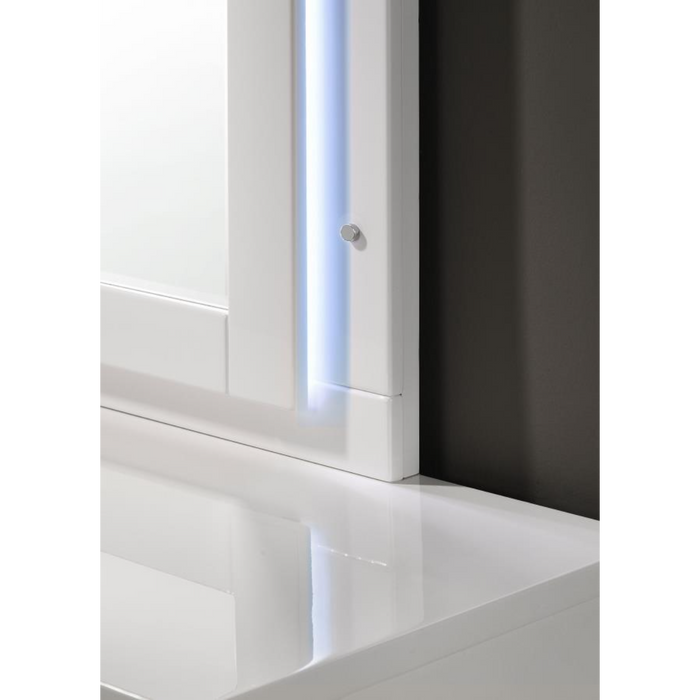 Coaster Felicity 4-piece Bedroom Set White High Gloss - Bed & Sofa Hub