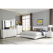 Coaster Felicity 6-piece Bedroom Set White High Gloss - Bed & Sofa Hub
