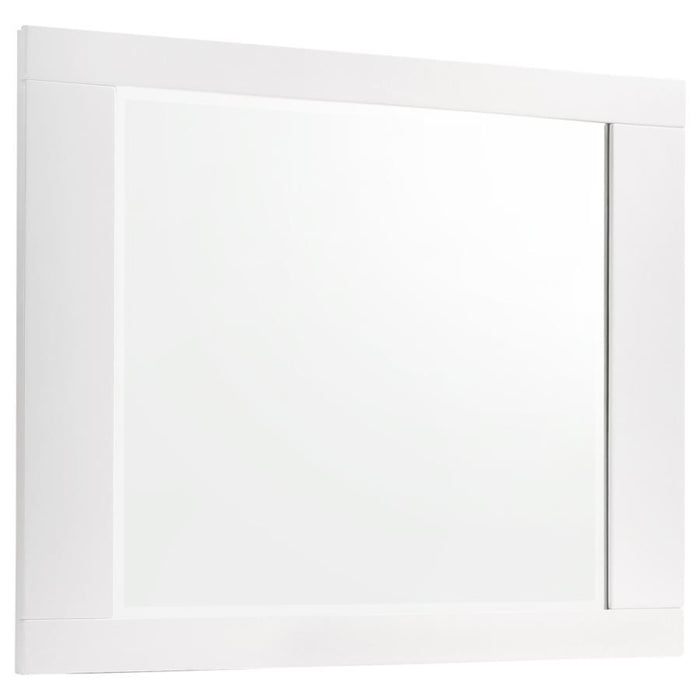 Coaster Felicity 6-piece Bedroom Set White High Gloss - Bed & Sofa Hub