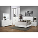 Coaster Felicity 6-piece Bedroom Set White High Gloss - Bed & Sofa Hub