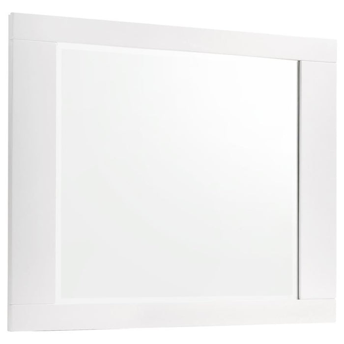 Coaster Felicity 6-piece Bedroom Set White High Gloss - Bed & Sofa Hub