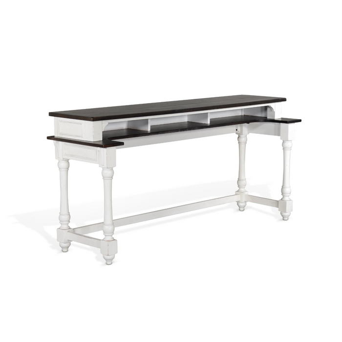 Sunny Designs Carriage House Console Bar Table European Cottage - Bed & Sofa Hub
