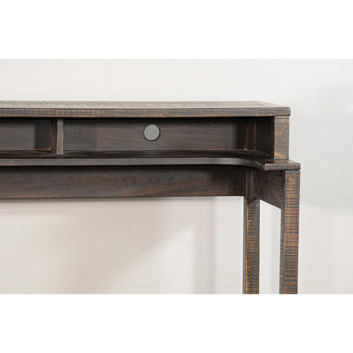 Sunny Designs Console Table with USB Power Pack Tobacco Leaf - Bed & Sofa Hub