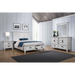 Coaster Franco 4-piece Bedroom Set Distressed White - Bed & Sofa Hub