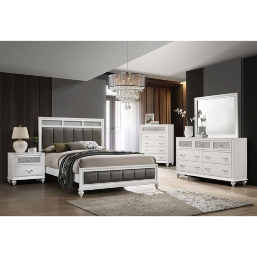 Coaster Barzini 5-piece Bedroom Set White - Bed & Sofa Hub