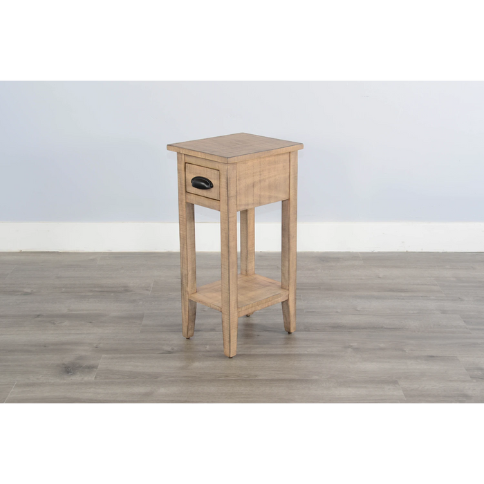 Sunny Designs Chair Side Table Beach Pebble - Bed & Sofa Hub