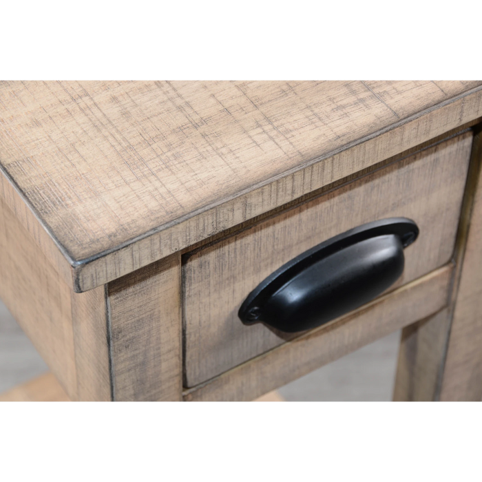 Sunny Designs Chair Side Table Beach Pebble - Bed & Sofa Hub