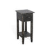 Sunny Designs Chair Side Table Black Sand - Bed & Sofa Hub