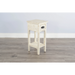Sunny Designs Chair Side Table White Sand - Bed & Sofa Hub