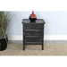 Sunny Designs End Table Black Sand - Bed & Sofa Hub