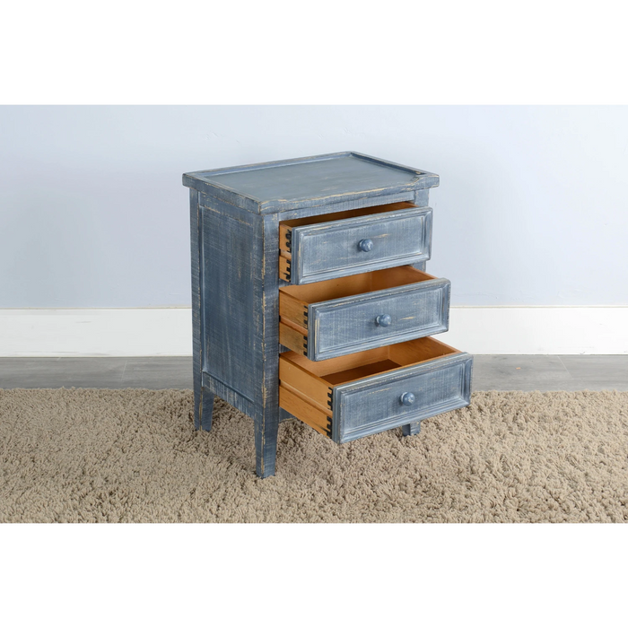 Sunny Designs End Table Ocean Blue - Bed & Sofa Hub