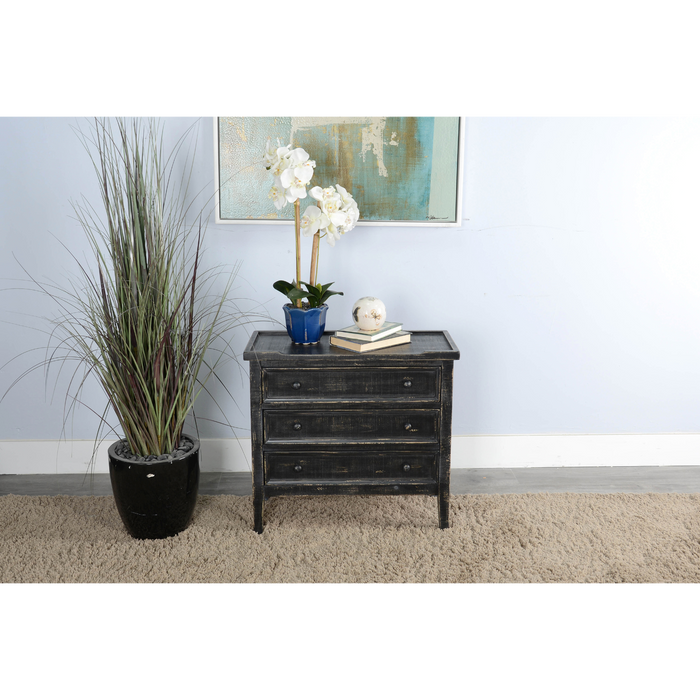 Sunny Designs Side Chest Black Sand - Bed & Sofa Hub