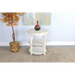 Sunny Designs White Sand Side Table White Sand - Bed & Sofa Hub