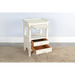 Sunny Designs Side Table White Sand - Bed & Sofa Hub