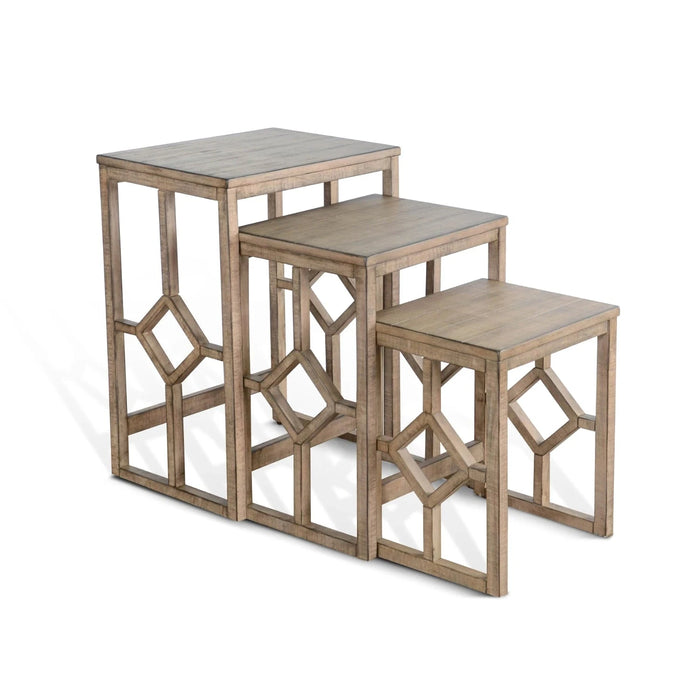 Sunny Designs Beach Pebble Nesting Table Beach Pebble - Bed & Sofa Hub