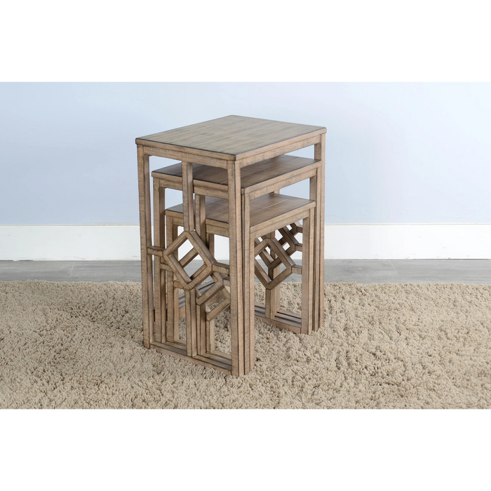 Sunny Designs Beach Pebble Nesting Table Beach Pebble - Bed & Sofa Hub
