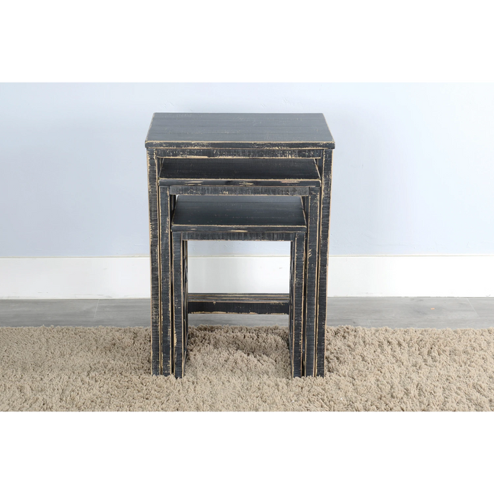 Sunny Designs Nesting Table Black Sand - Bed & Sofa Hub
