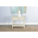 Sunny Designs Side Table White Sand - Bed & Sofa Hub