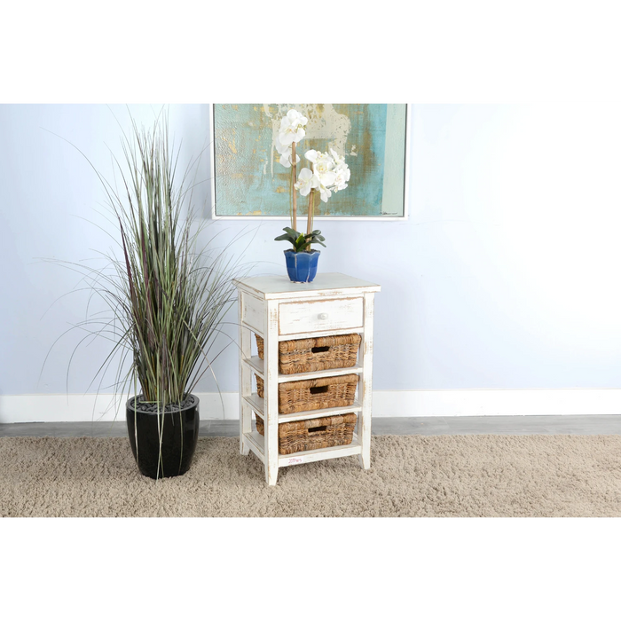 Sunny Designs Storage Table  White Sand - Bed & Sofa Hub