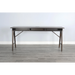 Sunny Designs Console Table with USB Power Pack Coffee Bean - Bed & Sofa Hub