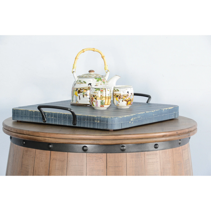 Sunny Designs Ottoman Tray  Ocean Blue - Bed & Sofa Hub