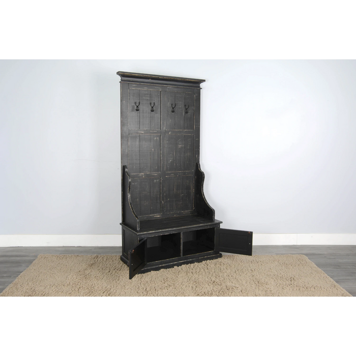 Sunny Designs Hall Tree Black Sand - Bed & Sofa Hub