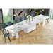 Maxima House Dining Set ALETA 11 pcs. modern Dining Table - Bed & Sofa Hub