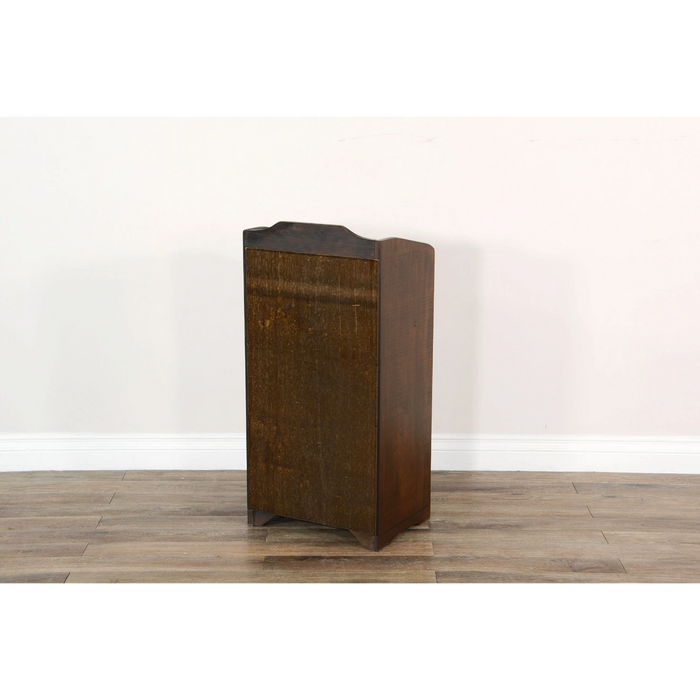 Sunny Designs Wood House Trash Box Tobacco Leaf - Bed & Sofa Hub