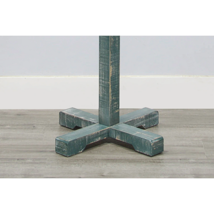 Sunny Designs Traditional Solid Wood Hat Rack with 8-Prong Hooks Sea Grass - Bed & Sofa Hub