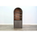 Sunny Designs Arched Display Cabinet with Doors Urban Bronze - Bed & Sofa Hub