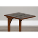 Sunny Designs Savannah 12.5" Traditional Wood Table Dark Chocolate - Bed & Sofa Hub