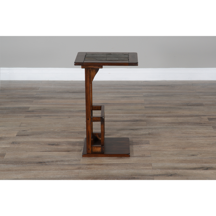 Sunny Designs Savannah 12.5" Traditional Wood Table Dark Chocolate - Bed & Sofa Hub