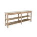 Sunny Designs Wide Console Table Wheat - Bed & Sofa Hub