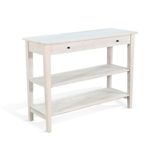 Sunny Designs Small Console Table Light Gray - Bed & Sofa Hub