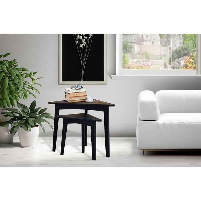 Sunny Designs Bijou Triangular Nesting Table Umbra - Bed & Sofa Hub