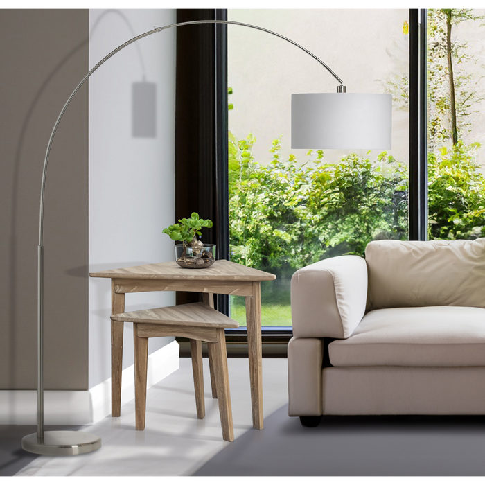 Sunny Designs Bijou Triangular Nesting Table Wheat - Bed & Sofa Hub