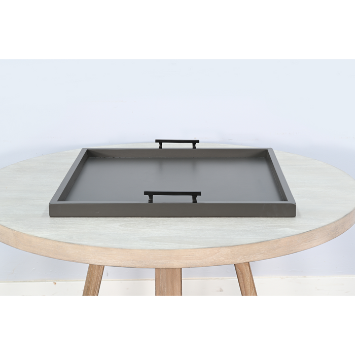 Sunny Designs Square Tessa Ottoman Tray Urban Bronze - Bed & Sofa Hub