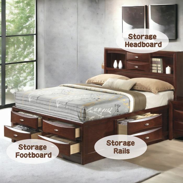 ACME Ireland EK Bed W/Storage - Bed & Sofa Hub