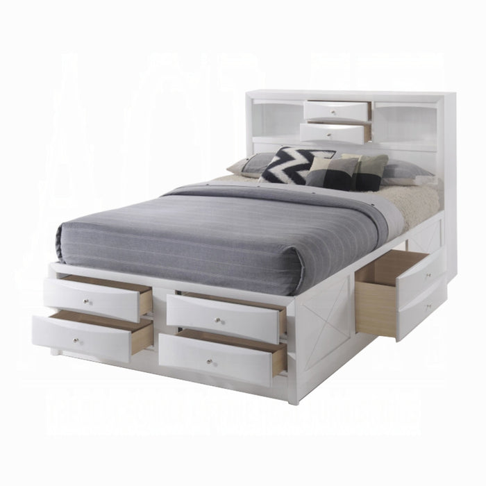 ACME Ireland Queen Bed W/Storage - Bed & Sofa Hub