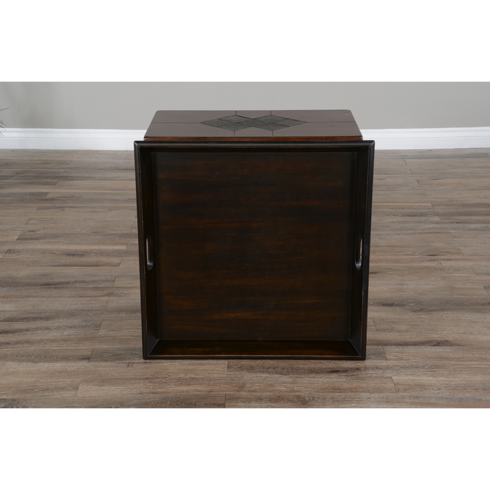 Sunny Designs Black Walnut Ottoman Tray Black Walnut - Bed & Sofa Hub