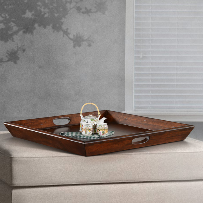 Sunny Designs Santa Fe Ottoman Tray Dark Chocolate - Bed & Sofa Hub