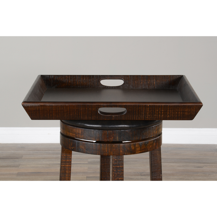 Sunny Designs Homestead Ottoman Tray Tobacco Leaf - Bed & Sofa Hub