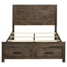 Coaster Woodmont 5-piece Bedroom Set Rustic Golden Brown - Bed & Sofa Hub