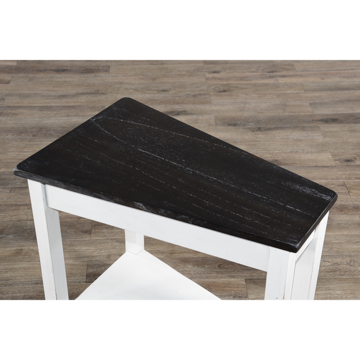 Sunny Designs Carriage House Chair Side Table European Cottage - Bed & Sofa Hub