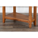 Sunny Designs Sedona Chair Side Table Rustic Oak - Bed & Sofa Hub