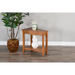 Sunny Designs Sedona Chair Side Table Rustic Oak - Bed & Sofa Hub