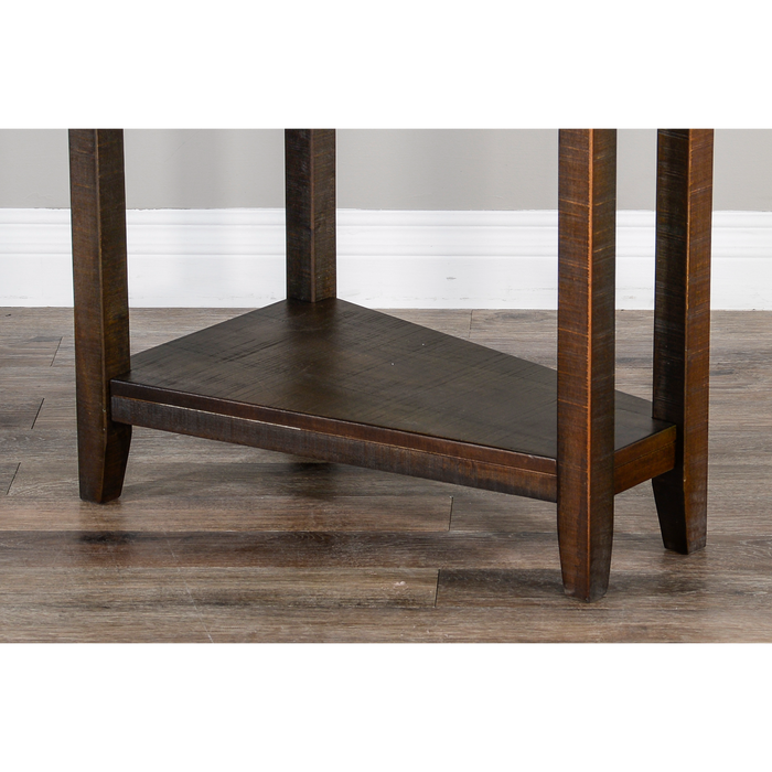 Sunny Designs Chair Side Table Tobacco Leaf - Bed & Sofa Hub