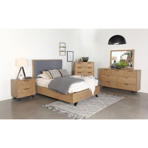 Coaster Taylor 5-piece Bedroom Set Light Honey Brown - Bed & Sofa Hub