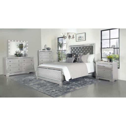 Coaster Eleanor 5-piece Bedroom Set Metallic Mercury - Bed & Sofa Hub